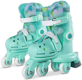 YVolution Роликові ковзани Twista, розмір 30-34, салатовий Baumar - Завжди Вчасно
