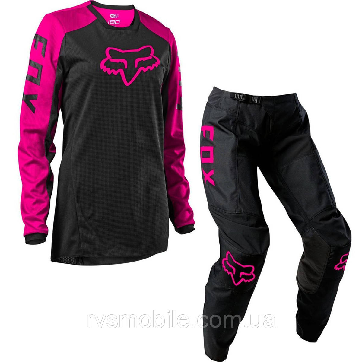Джерсі штани жіночі FOX WMNS 180 DJET Pink S