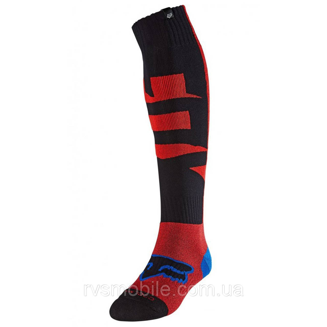 Мото шкарпетки FOX Coolmax Thick Oktiv Sock Flo Red L