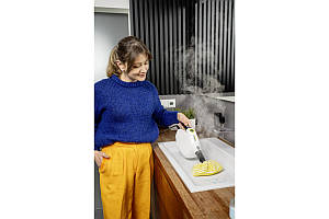 Karcher Пароочисник SC 1 Multi Comfort, 1300Вт, 200мл, білий Baumar - Порадуй Себе