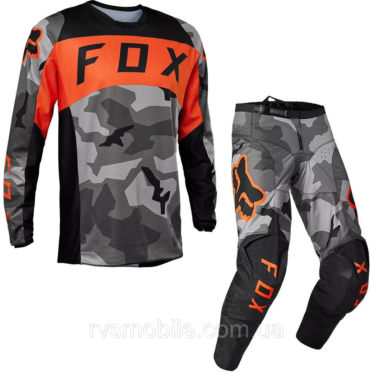 Підліткові джерсі штани FOX YTH 180 BNKR Camo M