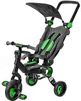 Galileo Триколісний велосипед Strollcycle Black зелений Baumar - Порадуй Себе