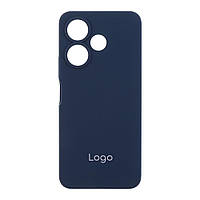 Чехол liquid silicone aa full camera для xiaomi redmi 13 4g/poco m6 4g цвет dark blue mayak