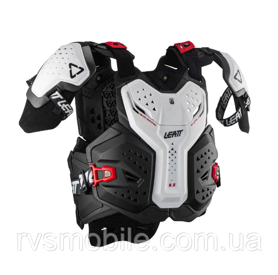 Панцир кросовий LEATT Chest Protector 6.5 Pro White S-M