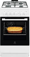 Electrolux Плита газова, 57л, 50x60см, білий Baumar - Порадуй Себе