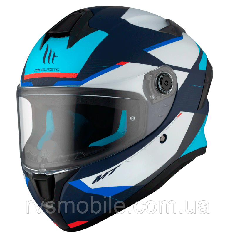 Мотошолом MT Targo S KAY C7 Matt Blue ECE2206 XXS