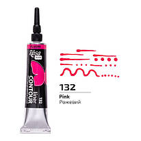 Контур універсальний рожевий флуоресцентний 20 мл Rosa Talent, 135132