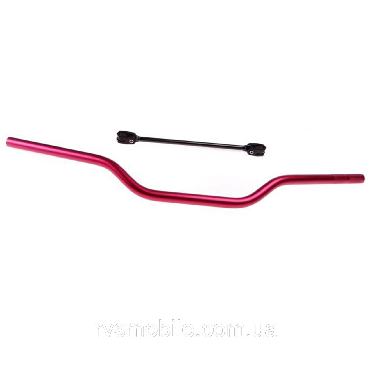 Кермо 22мм червоне Leoshi 4mm алюміній марки 6061 AW5112