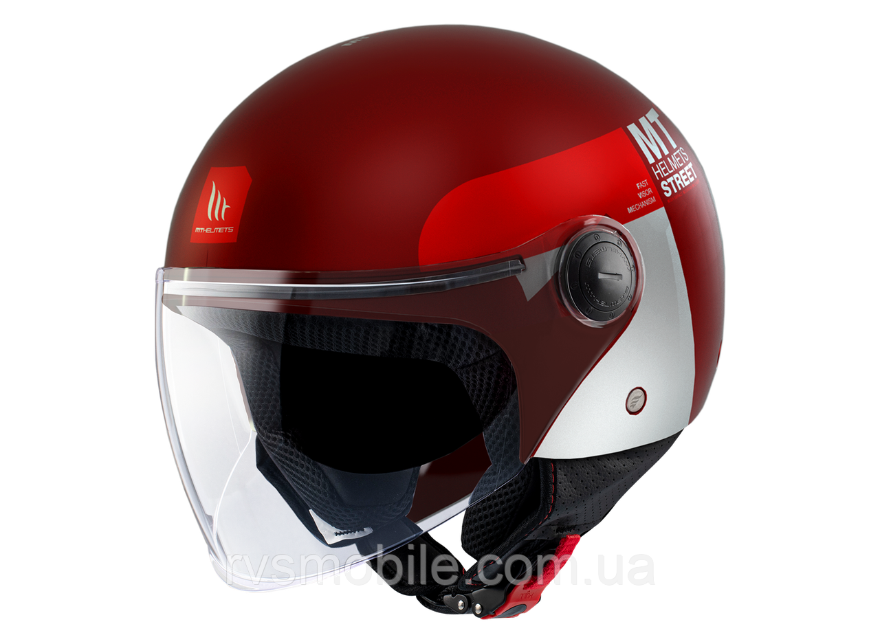 Мотошолом MT STREET S Inboard C5 Matt ECE2206 XS