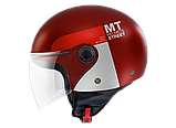 Мотошолом MT STREET S Inboard C5 Matt ECE2206 XS, фото 3