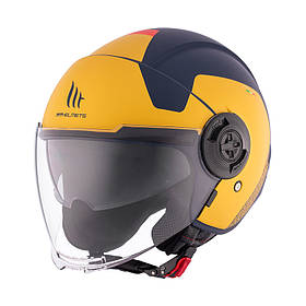 Мотошолом MT VIALE SV S Beta D3 Matt Yellow M