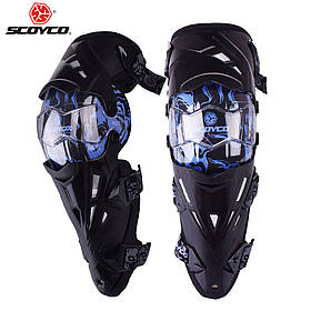 Мотонаколінники Scoyco K12 Blue