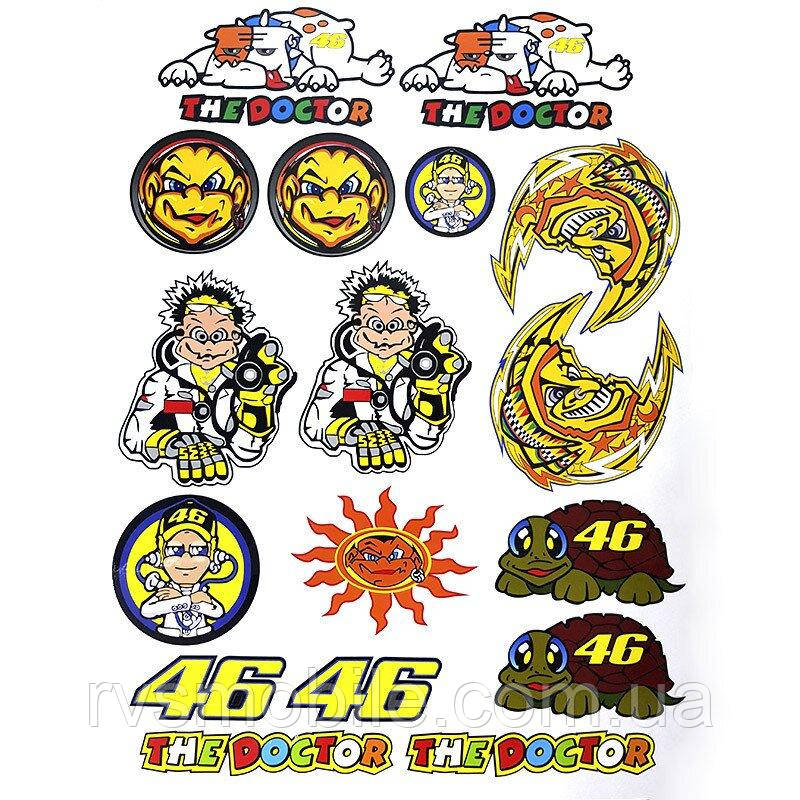 Наклейка лист А3 VR46
