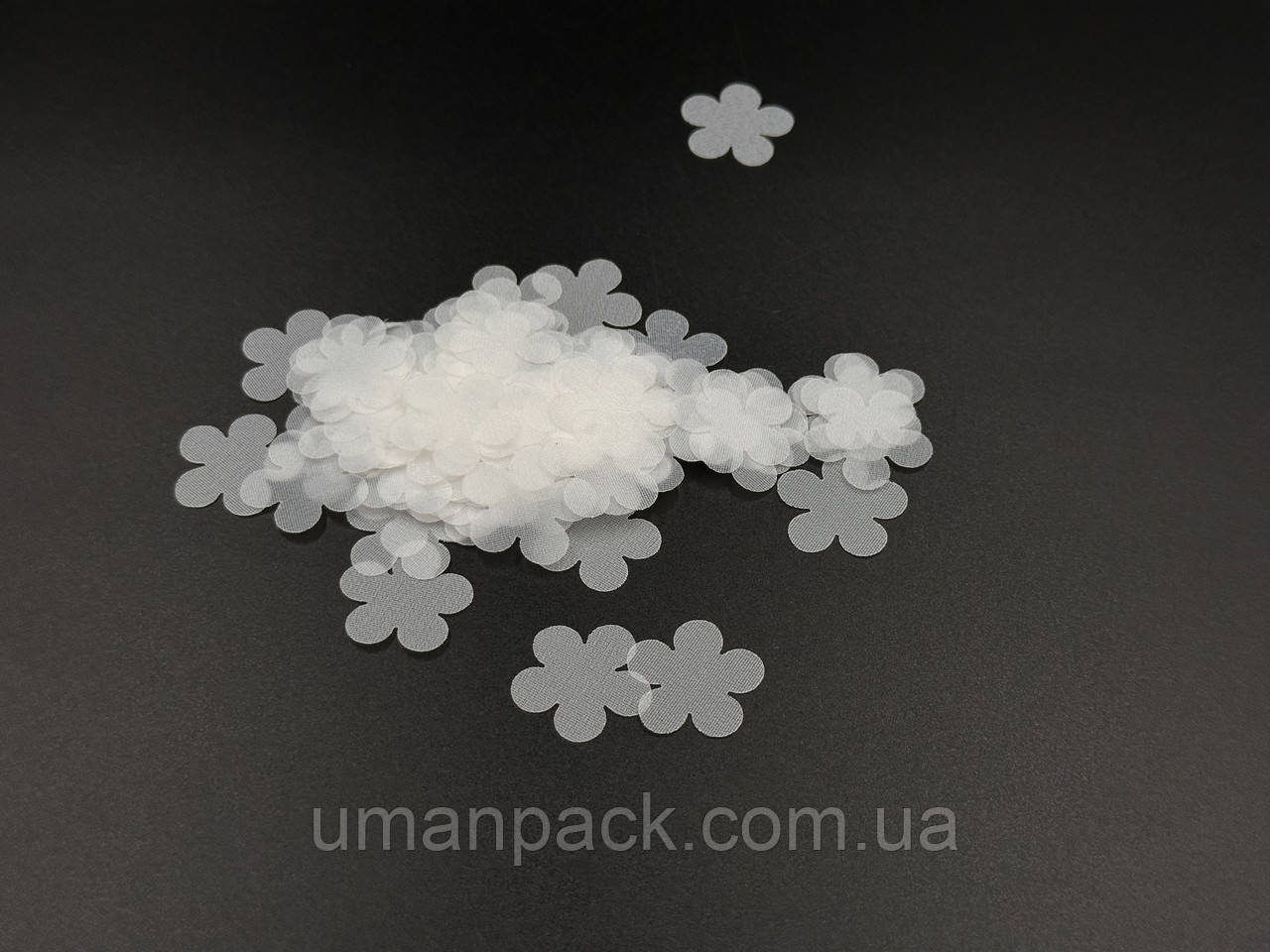 Квітка органза 20мм, уп 100шт