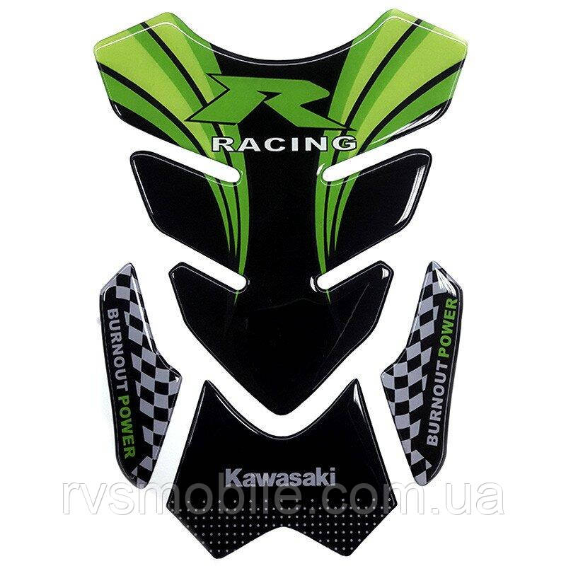 Наклейка на бак NB-4 Kawasaki Racing Green