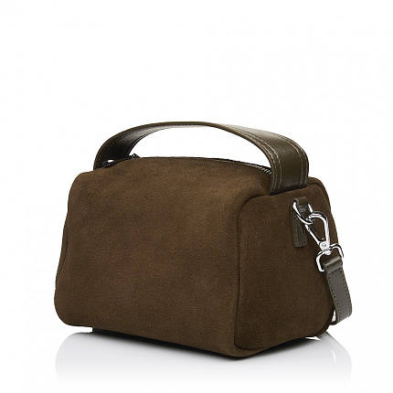 Сумка жіноча замшева коричнева BAGS4LIFE 8393, фото 1