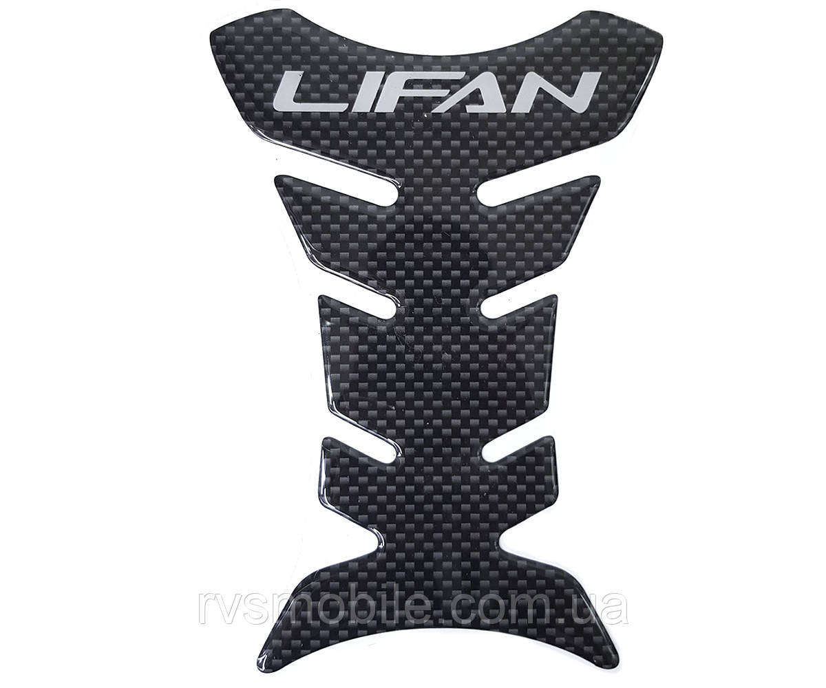 Наклейка на бак NB-1 карбон Lifan