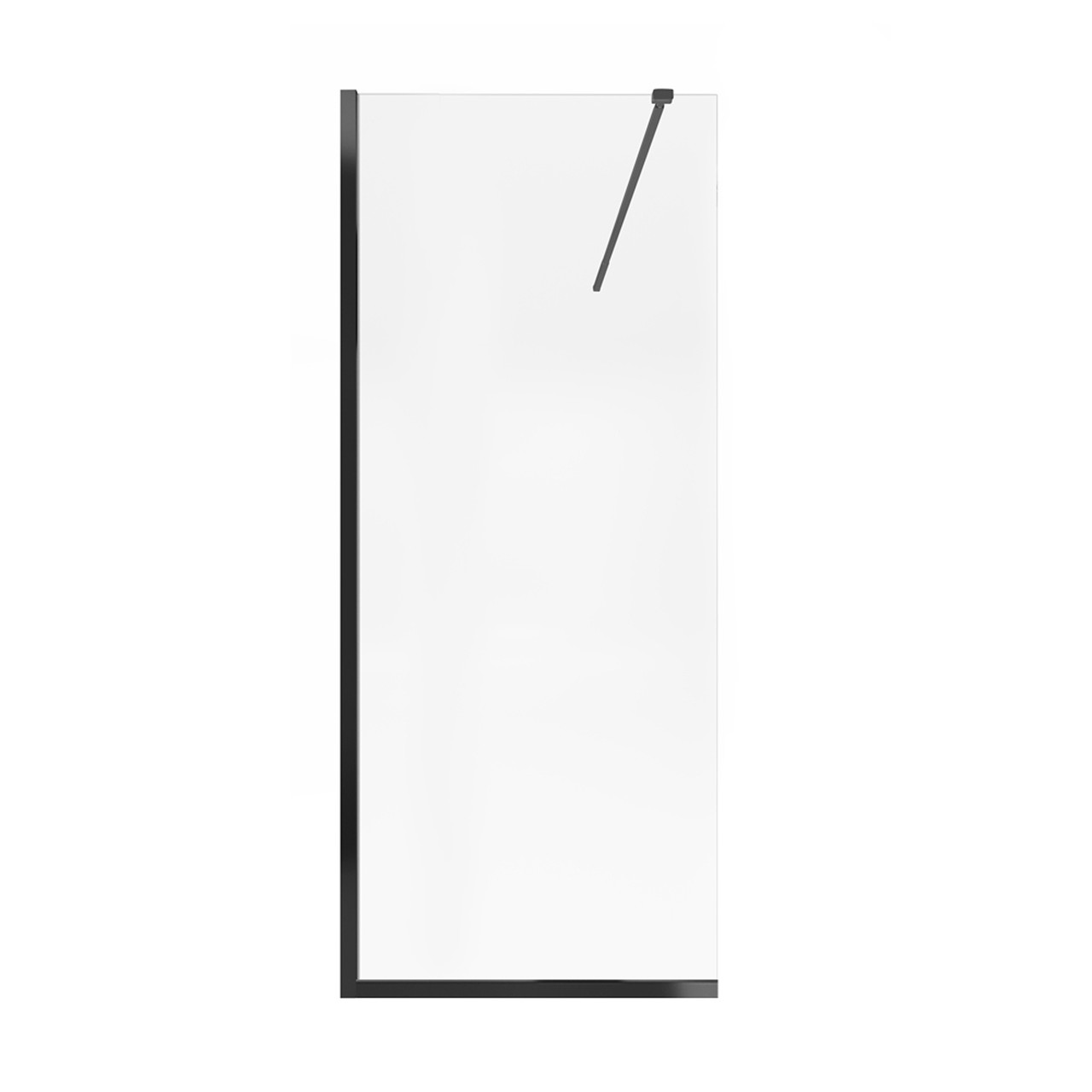 Душова перегородка Qtap Walk-In Standard BLM209.C8 90х200 см, скло Clear 8 мм, покриття CalcLess Baumar - Завжди Вчасно, фото 1