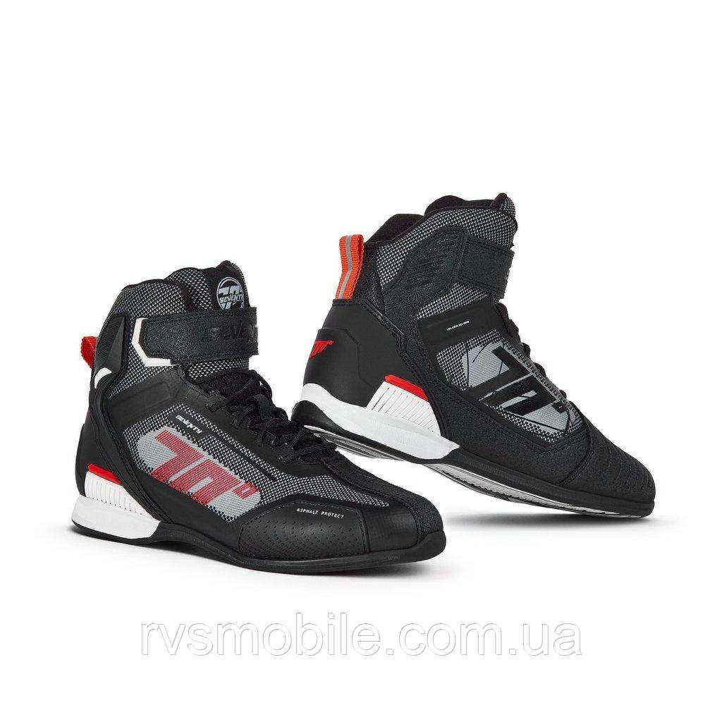 Моточеревики Seventy BR2 VELOCE Black Red 37