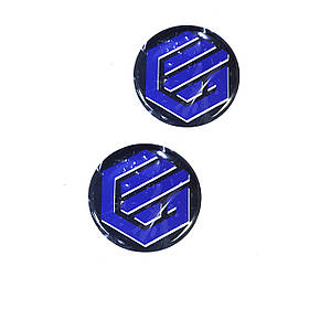 Наклейка логотип Geon Blue 50 мм