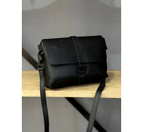 Сумка жіноча з натуральної шкіри чорна BAGS4LIFE 99150, фото 4