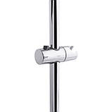 Душова стійка з тримачем універсальна Qtap Lepit 665 мм округла QTLEP82103OC Chrome Baumar - Завжди Вчасно, фото 3