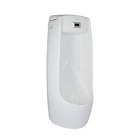 Пісуар підлоговий Qtap Scorpio з ІЧ-датчиком автоматичного змиву 430х370х990 White QT1488101HW Baumar - Завжди Вчасно