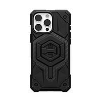 UAG Чохол+магнітне кільце-тримач для iPhone 16 Pro Max, Monarch Pro Magsafe, Carbon Fiber/Black Stand Baumar - Порадуй Себе