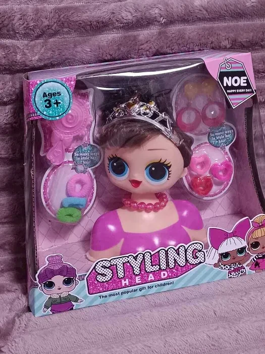 Лялька-манекен L.o.L для створення зачісок Голова для зачісок Лол, фото 1