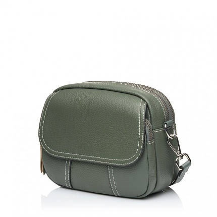 Сумка жіноча з натуральної шкіри блакитна BAGS4LIFE 8860, фото 1
