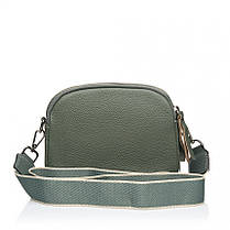 Сумка жіноча з натуральної шкіри блакитна BAGS4LIFE 8860, фото 6