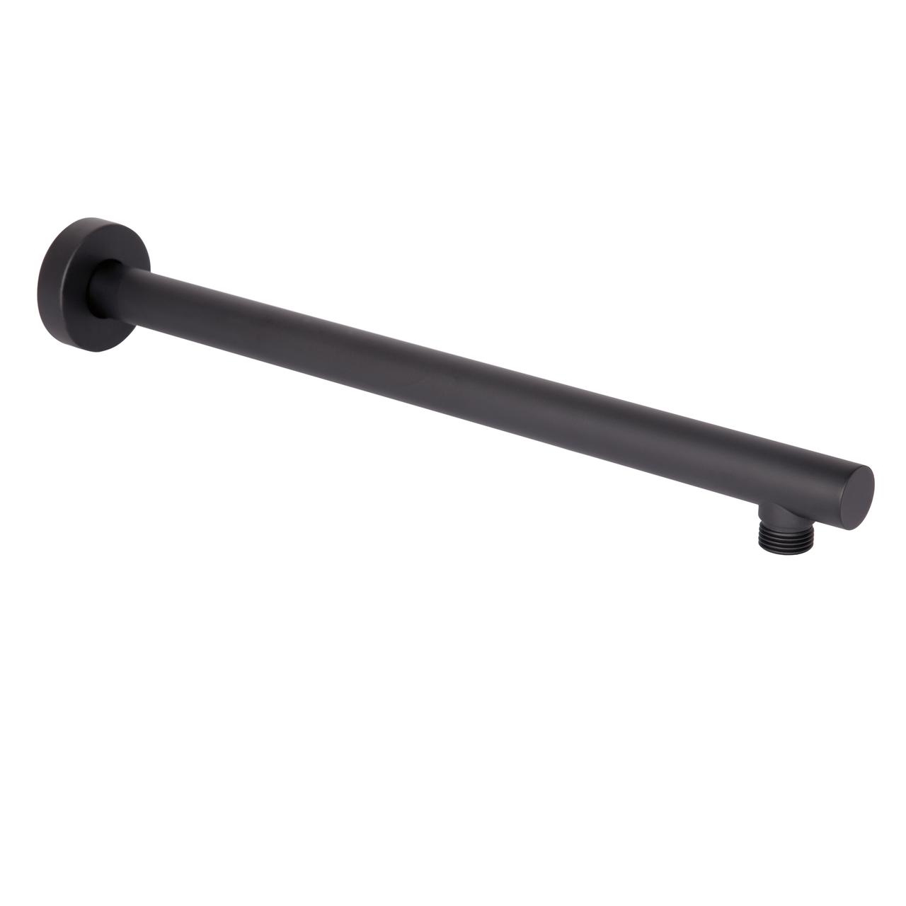 Кронштейн для верхнього душу Qtap Trubice 400 мм округлий QTTRU120BLM45927 Black Matt Baumar - Завжди Вчасно, фото 1