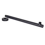 Кронштейн для верхнього душу Qtap Trubice 400 мм округлий QTTRU120BLM45927 Black Matt Baumar - Завжди Вчасно, фото 4