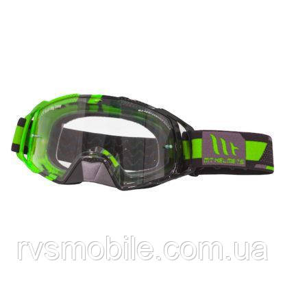 Маска кросова MT Goggles Mx Evo Stripes Black/Green