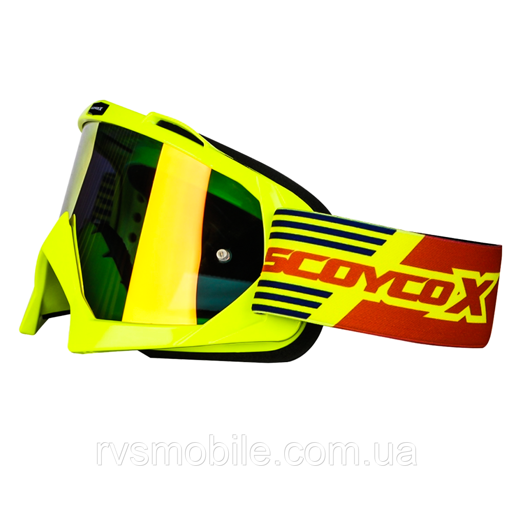 Маска кросова SCOYCO G08 Yellow