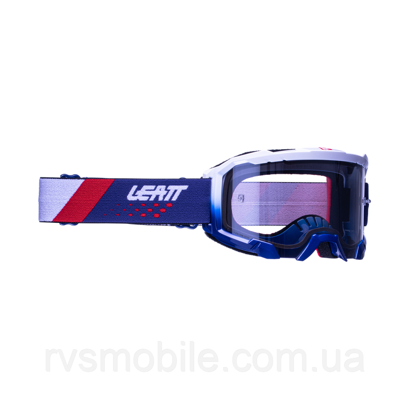 Маска кросова LEATT Velocity 4.5 Iriz Royal Silver 50%
