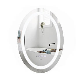 Дзеркало Qtap Mideya 500х700 з LED-підсвічуванням Touch, з антизапотіванням, димером QT2078NCR5070W Baumar - Завжди Вчасно