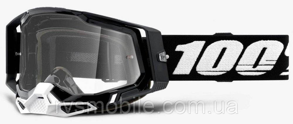 Маска кросова 100% RACECRAFT 2 Goggle Black — Clear Lens