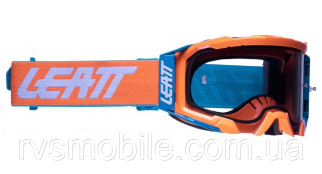 Маска кросова LEATT Velocity 5.5 Grey Neon Orange