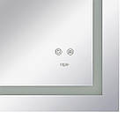 Дзеркало Qtap Mideya 900х700 з LED-підсвічуванням Touch, з антизапотіванням, з димером, рег. яскравості QT2078NCF9070W Baumar -, фото 5