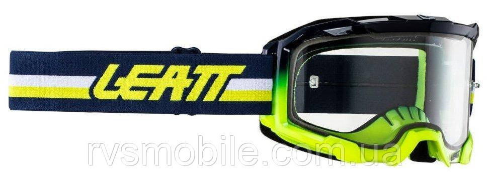 Маска кросова LEATT Velocity 4.5 — Clear Blue Clear Lens One size