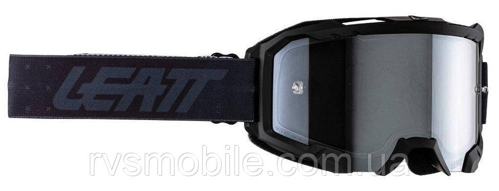 Маска кросова LEATT Velocity 4.5 Iriz Stealth Silver 50% One size