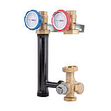 Насосна група Icma №R004 з ручним регулюванням та термостатичним змішувачем праве підключення 1 1/2"x1" 93R004AFD5505SC Baumar -, фото 4