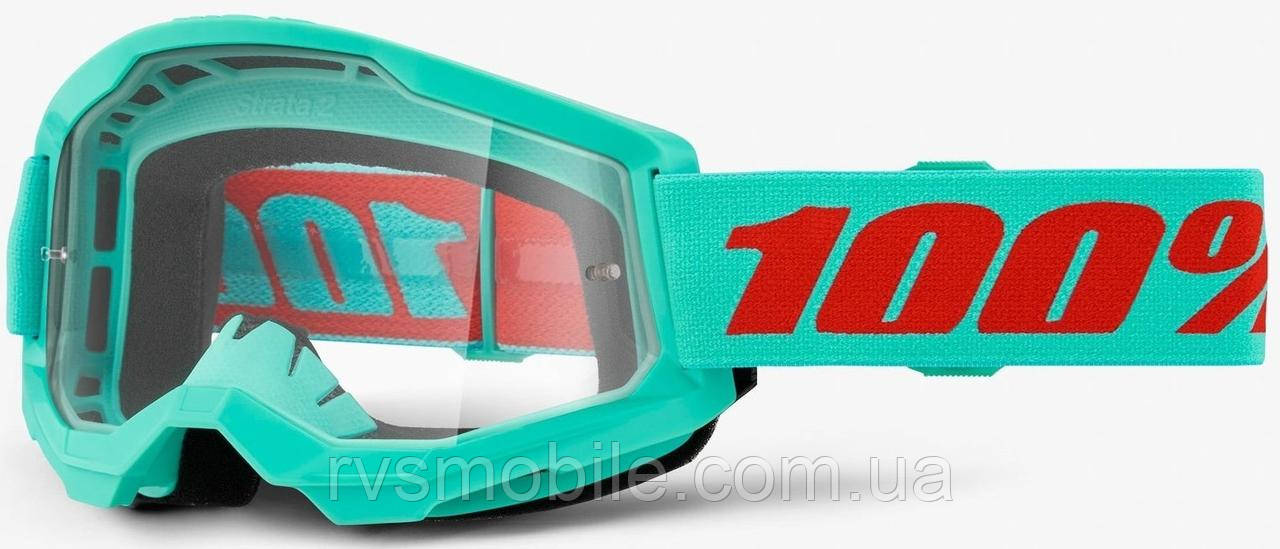 Маска кросова 100% STRATA Goggle II Maupiti — Clear Lens One size