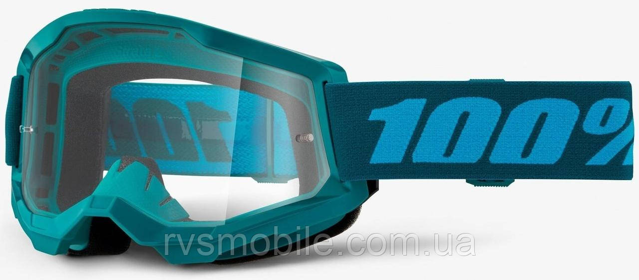 Маска кросова 100% STRATA Goggle II Stone — Clear Lens One size