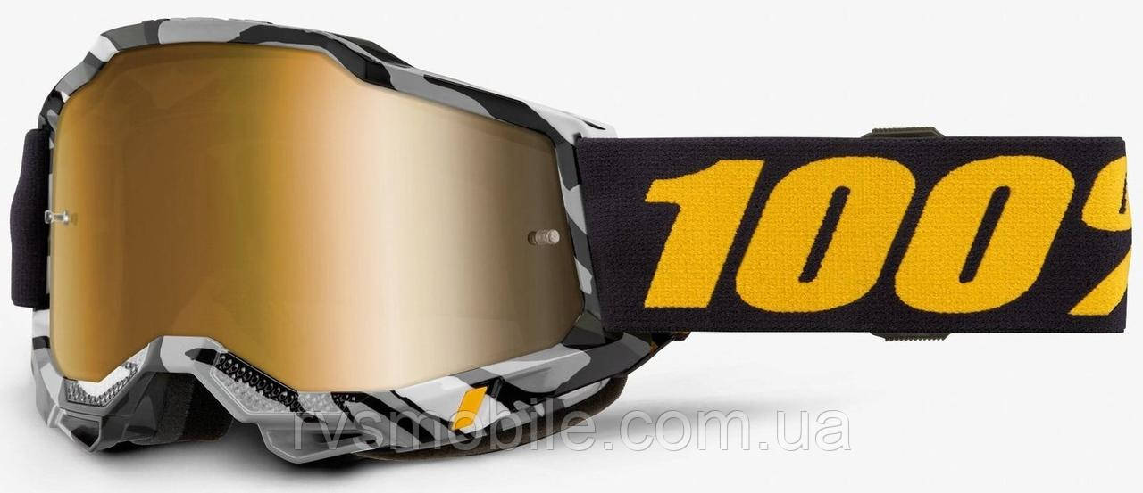 Окуляри 100% ACCURI 2 Ambush - Mirror Gold Lens, Mirror Lens