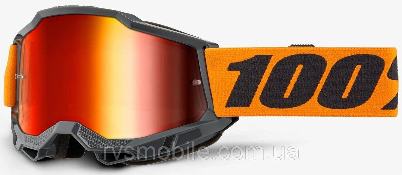 Окуляри 100% ACCURI 2 Orange - Mirror Red Lens, Mirror Lens
