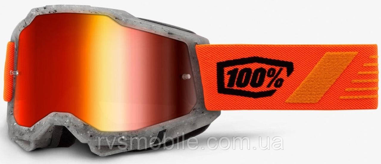 Окуляри 100% ACCURI 2 Schrute - Mirror Red Lens, Mirror Lens