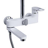 Душова система універсальна Qtap Jay на три споживача (з виливом) QTJAY111CRW45555 Chrome/White Baumar - Завжди Вчасно, фото 3