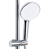Душова система універсальна Qtap Jay на три споживача (з виливом) QTJAY111CRW45555 Chrome/White Baumar - Завжди Вчасно, фото 5